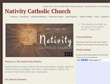 Tablet Screenshot of nativityburke.org